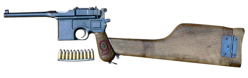 Mauser C96 M1916 Red 9 7