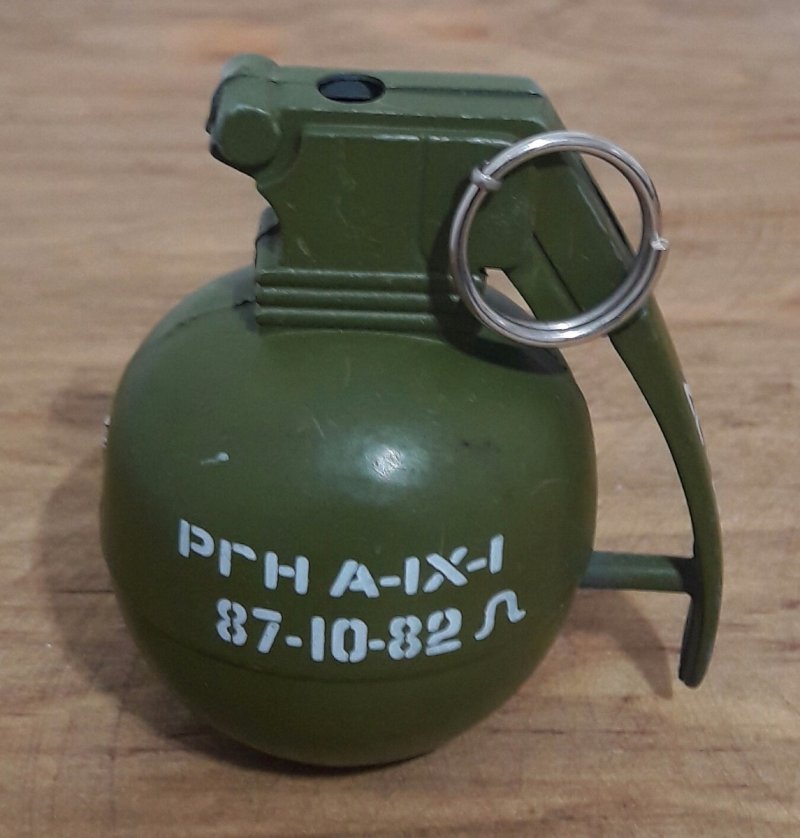 Funcionamento de uma granada