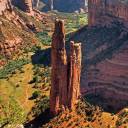 Spider Rock Arizona - A torre de pedra do Canyon de Chelly