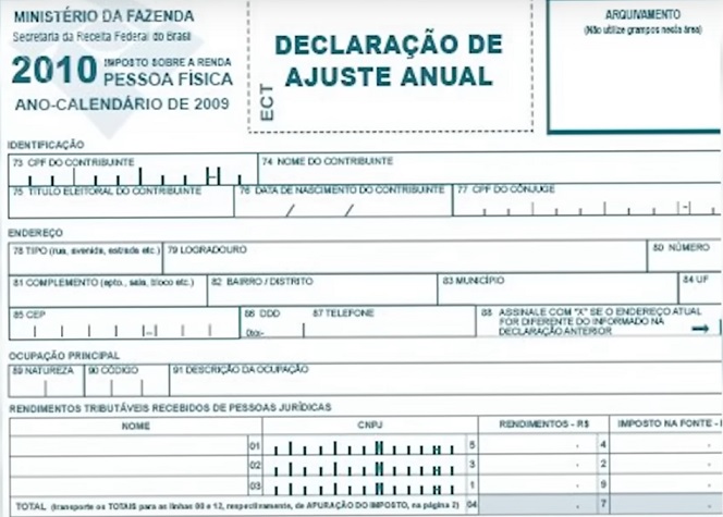 Premo grande declaração de ajuste