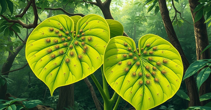 Gympie-Gympie (Dendrocnide moroides), uma das plantas mais perigosas do mundo