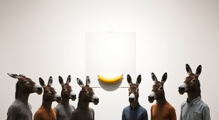 Banana + Fita Adesiva = Arte de 6,2 Milhões!