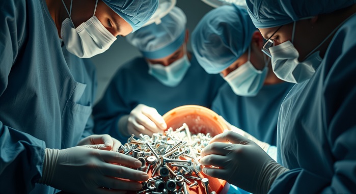 Médico retira 450 objetos de metal do estômago de paciente iraniano