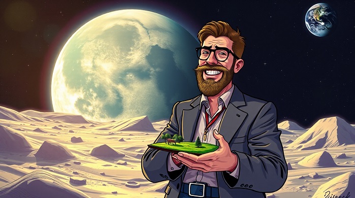 Negócio Lunar: Como Vender Terrenos na Lua sem Riscos