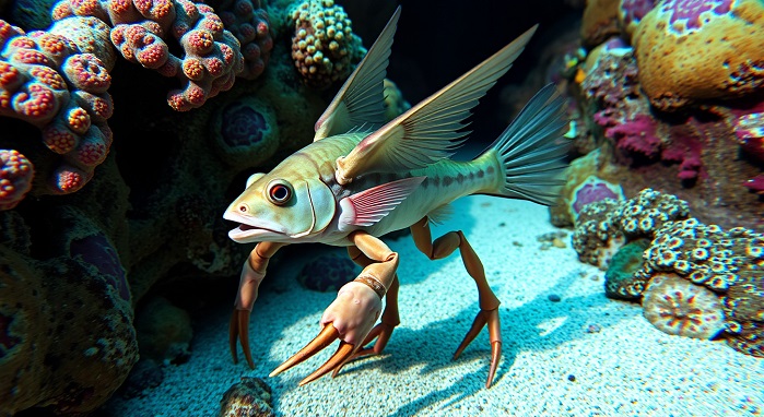 O Tordo-do-Mar-do-Norte: Conheça o Peixe com Pernas de Caranguejo e &quot;Asas&quot; de Pássaro