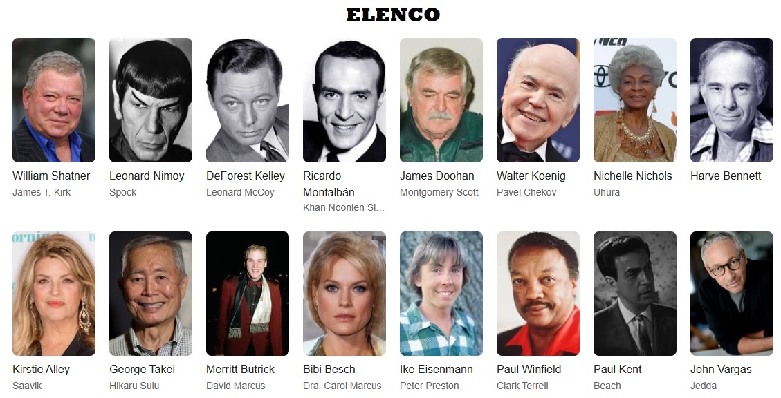 Jornada nas estrelas 2 elenco