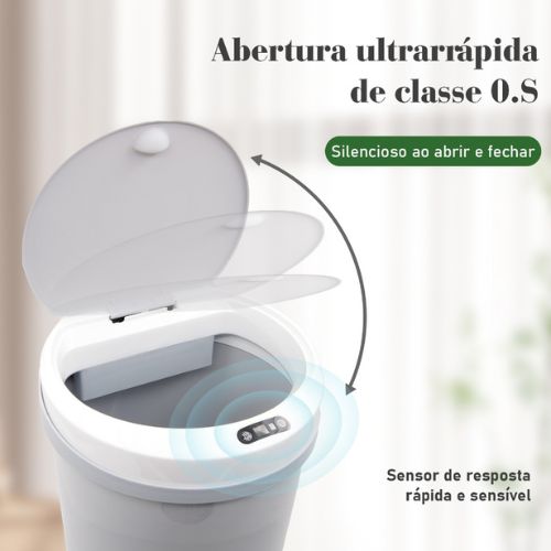 Lixeira Inteligente de 12 Litros