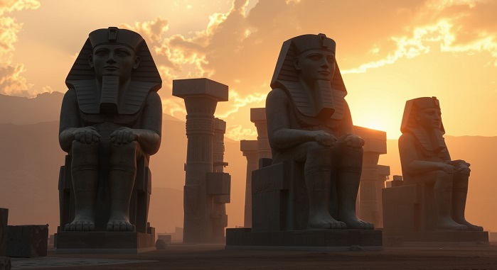 Descubra o Segredo dos Colossos de Memnon: As Estátuas Que Cantavam ao Amanhecer