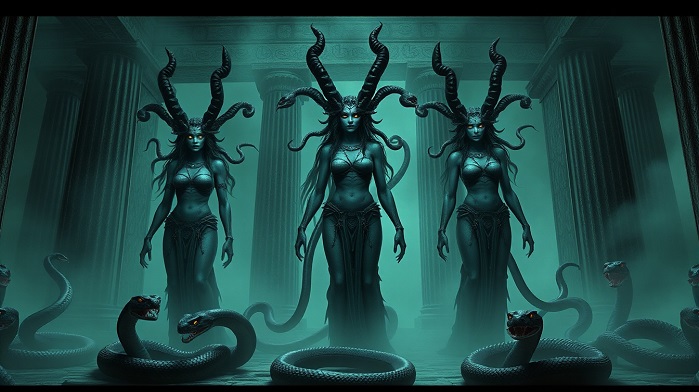 As Górgonas: O Medo Petrificante da Mitologia Grega