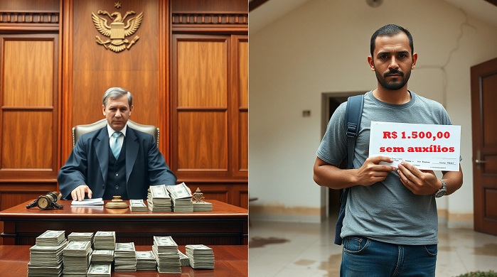 Salário Mínimo vs Supersalários: A Desigualdade Absurda no Brasil