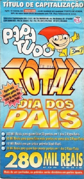 papa tudo titulo capitalização