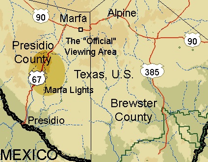 Luzes marfa local