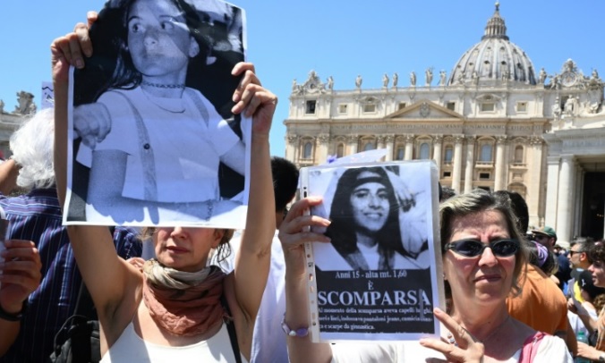 desaparecimento de emanuela orlandi manifestação