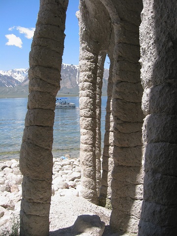 Colunas lago close