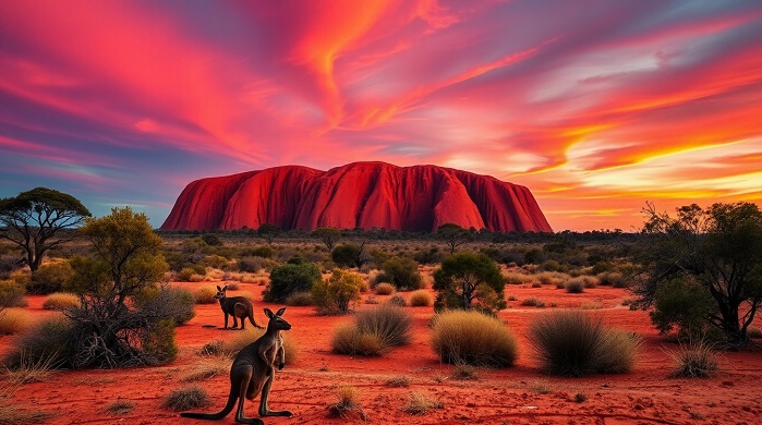 Uluru: O Coração Vermelho e Espiritual da Austrália