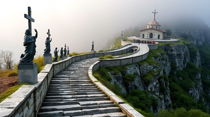 Santuário na Rocha: A Beleza Oculta da Madonna della Corona