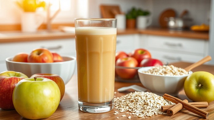 Suco de Aveia com Maçã: Energia e Saúde no Seu Copo!