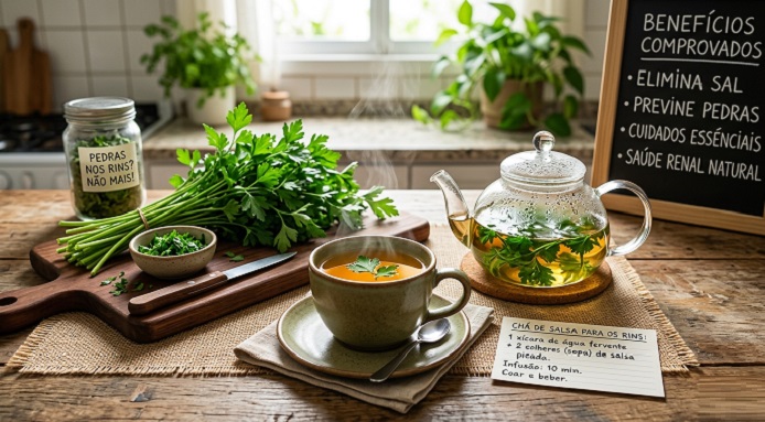 Salsa: Mais Poderosa que Laranja para Limpar os Rins