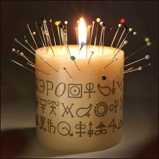 Hoodoo vela espeta