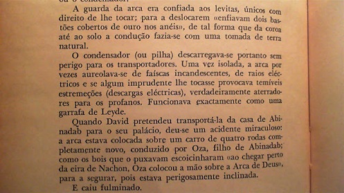 Arca da aliança passagem