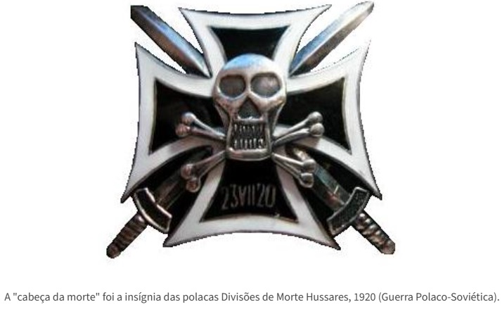 Caveira ossos polaca