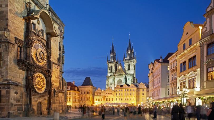 Relogio praga praça