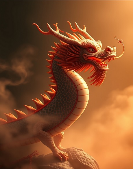simbolismo místico dragão
