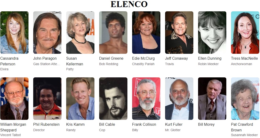 Elvira a Rainha das Trevas elenco
