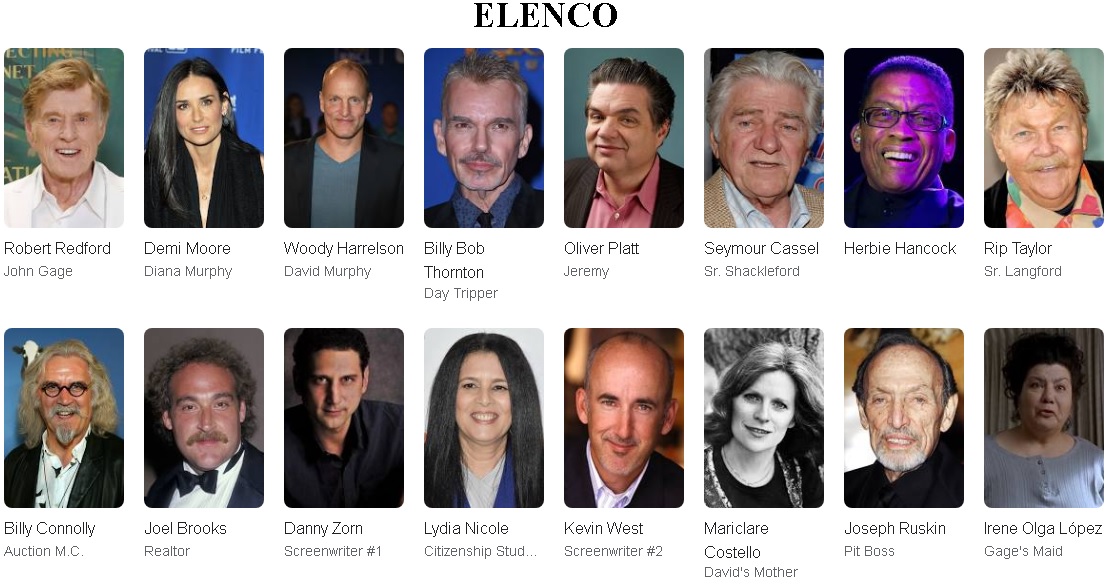 Proposta indecente elenco