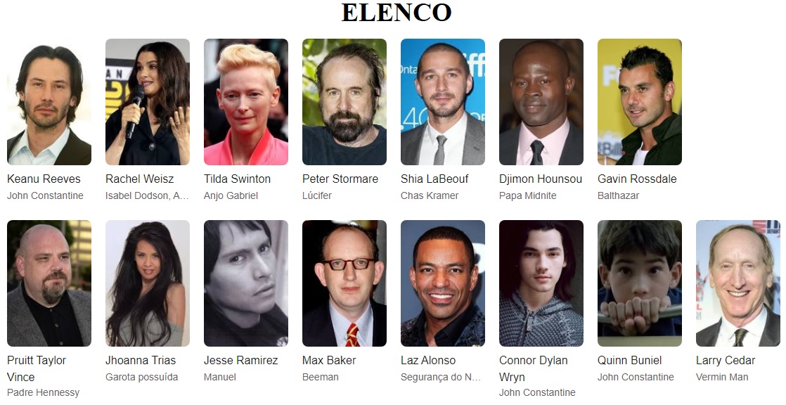 Constantine elenco