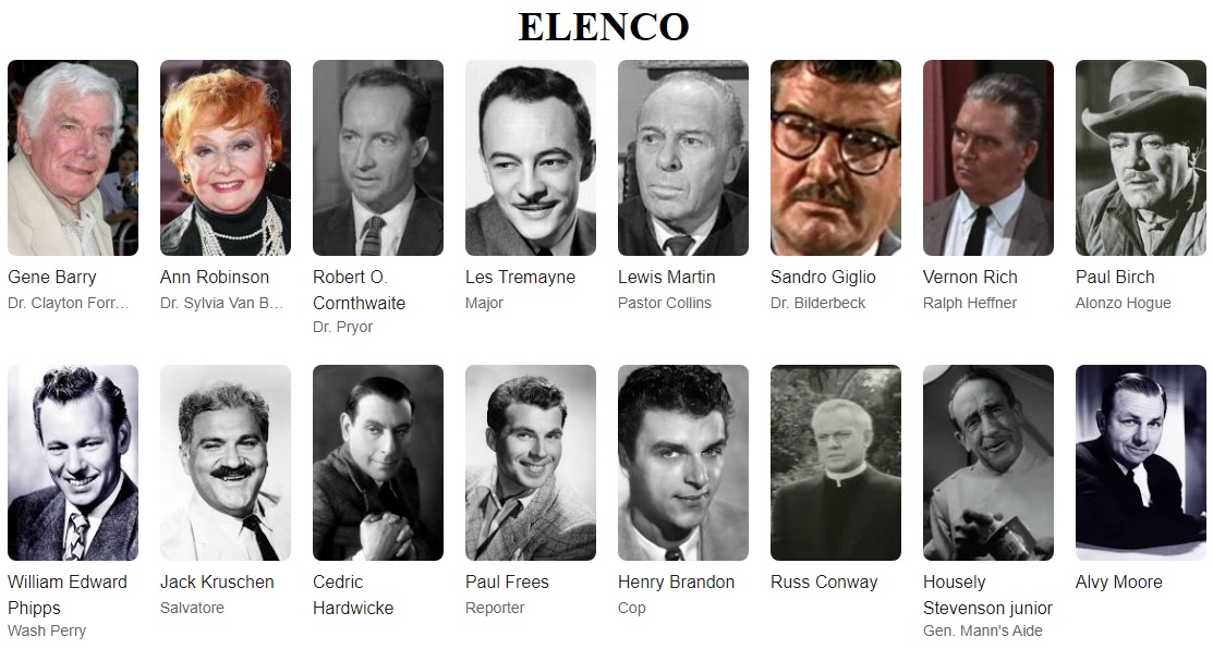 Guerra dos Mundos 1953 elenco