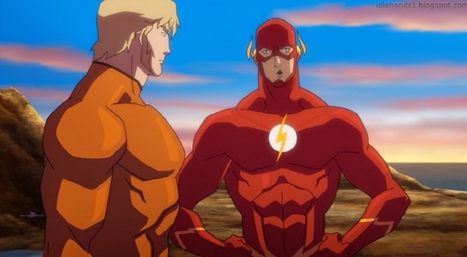 Liga da justica trono de atlantis cena 3