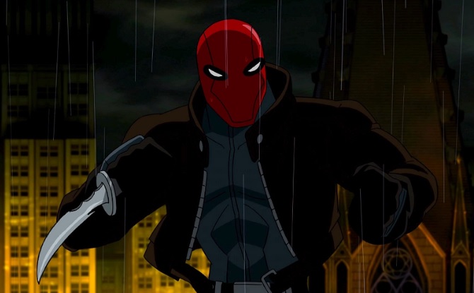 Batman contra capuz vermelho elenco
