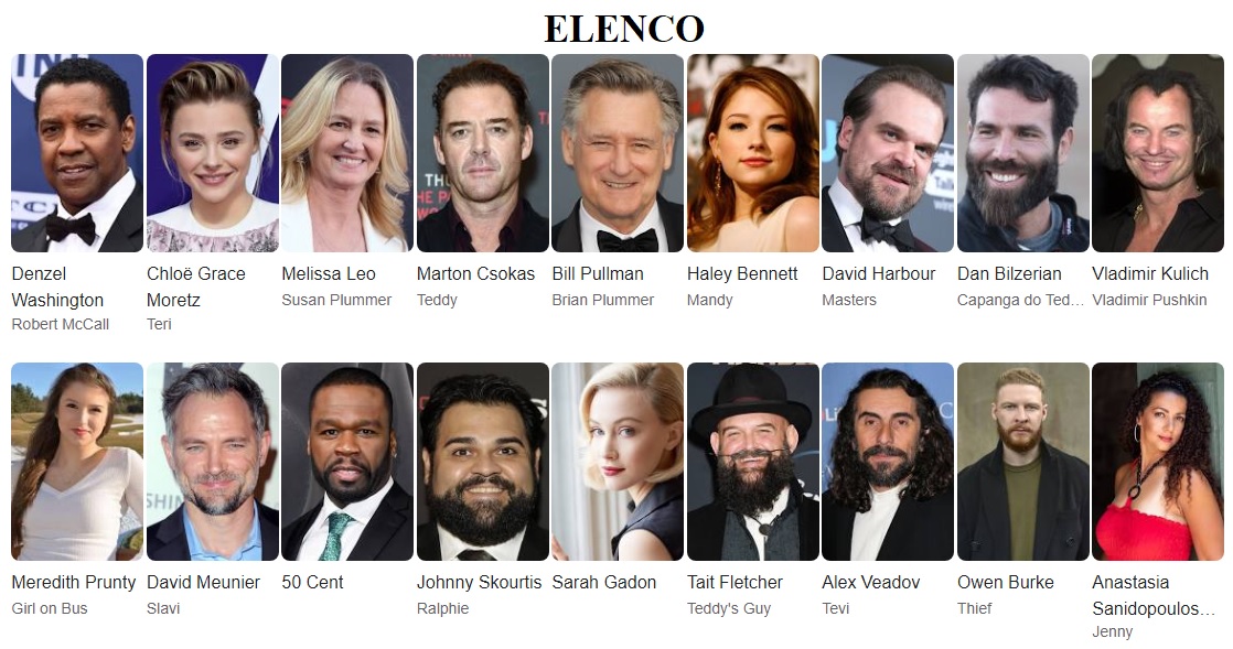 O protetor 1 elenco