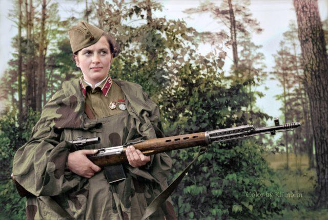 Lyudmila Mikhailovna rifle