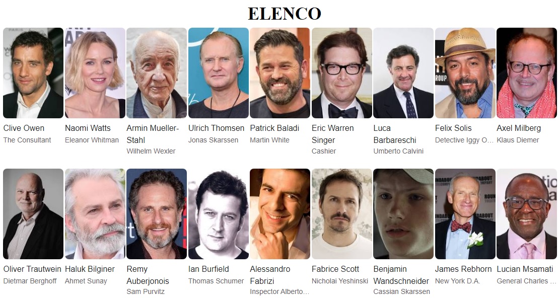 Trama Internacional elenco