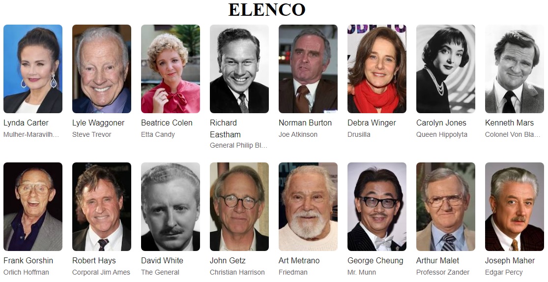 Mulher maravilha serie elenco
