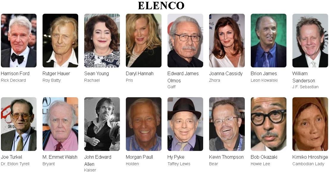 Blade runner elenco