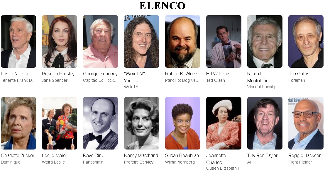 Corra que a polícia vem ai elenco