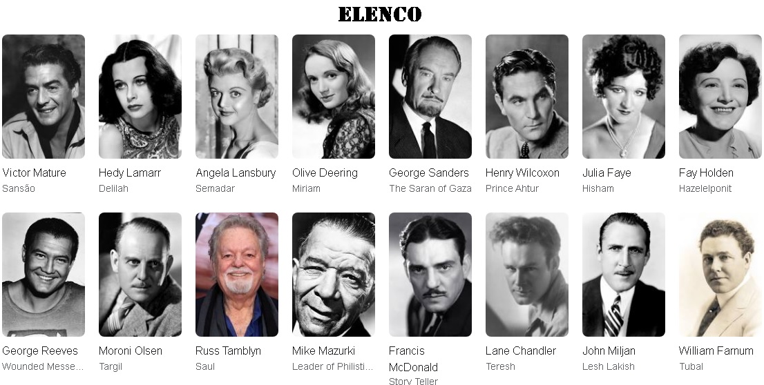 Sansão e Dalila elenco