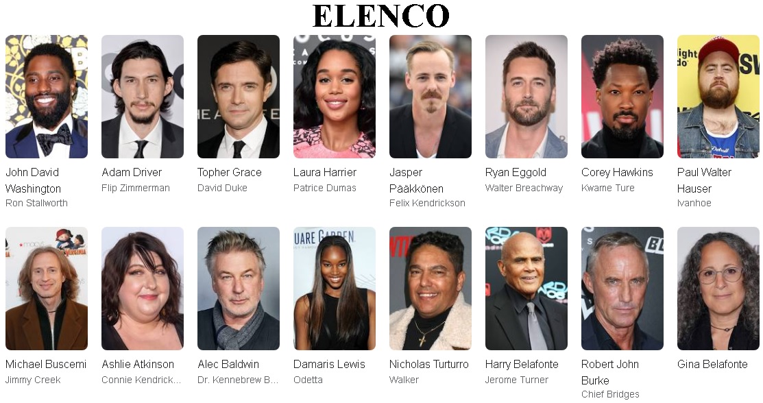 Infiltrado na Klan elenco