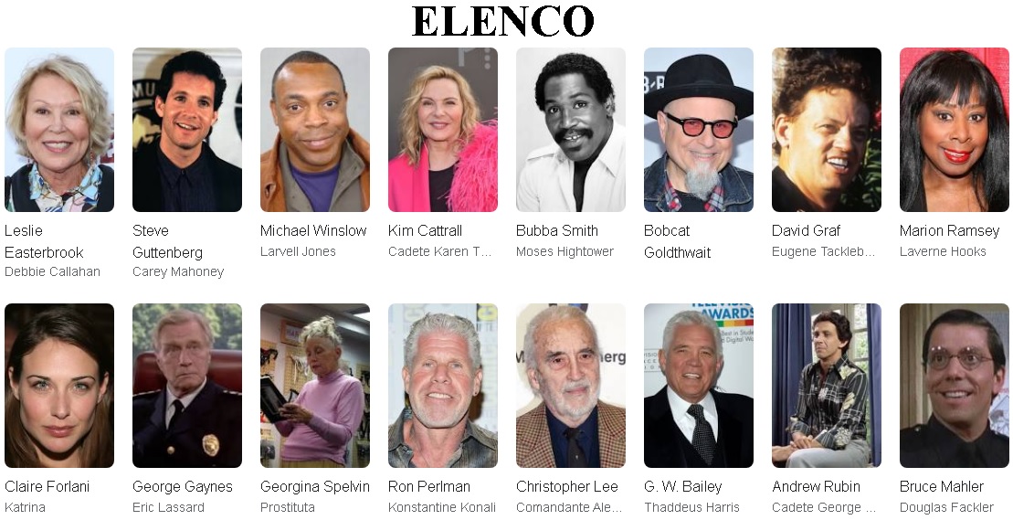 Loucademia de policia elenco