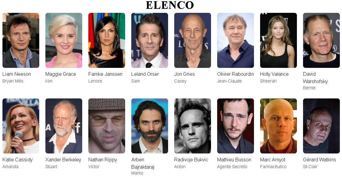 Busca Implacável elenco