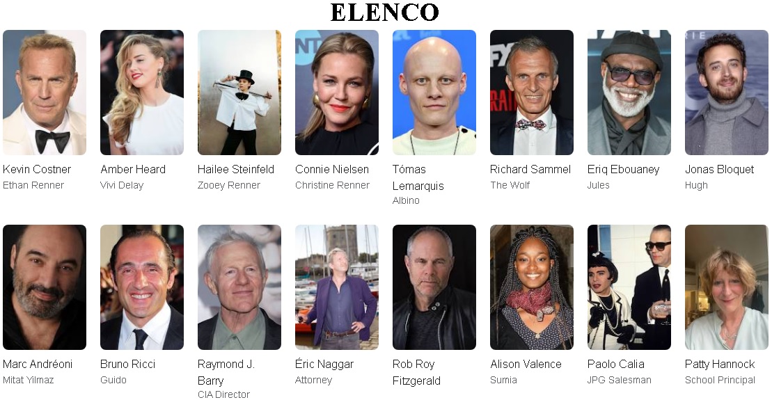 Tres dias para matar elenco