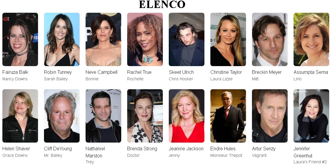 Jovens bruxas elenco