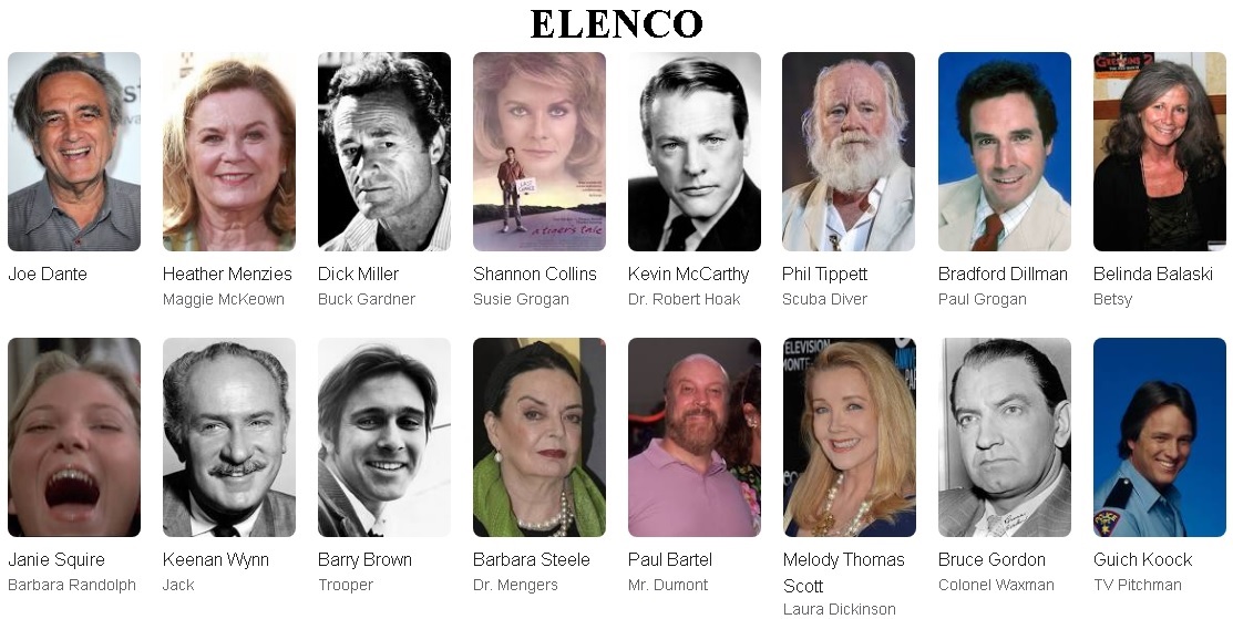 Piranha (1978) elenco