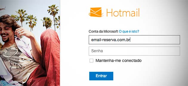 email reserva