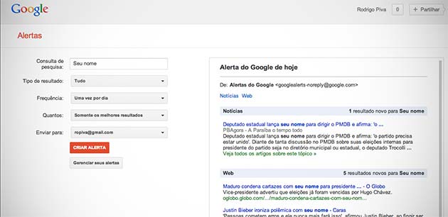 google alerta