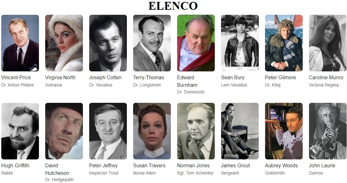 O abominável dr phibes elenco