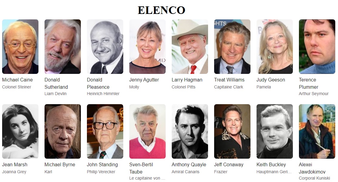 A aguia pousou elenco